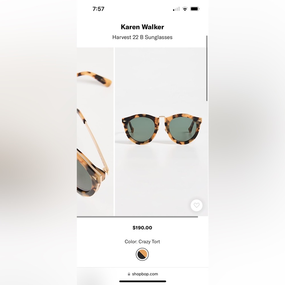 Karen Walker Harvest Sunglasses